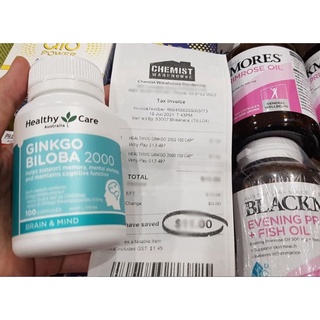 Viên uống bổ não healthy care ginkgo biloba 2000 mg - ảnh sản phẩm 7