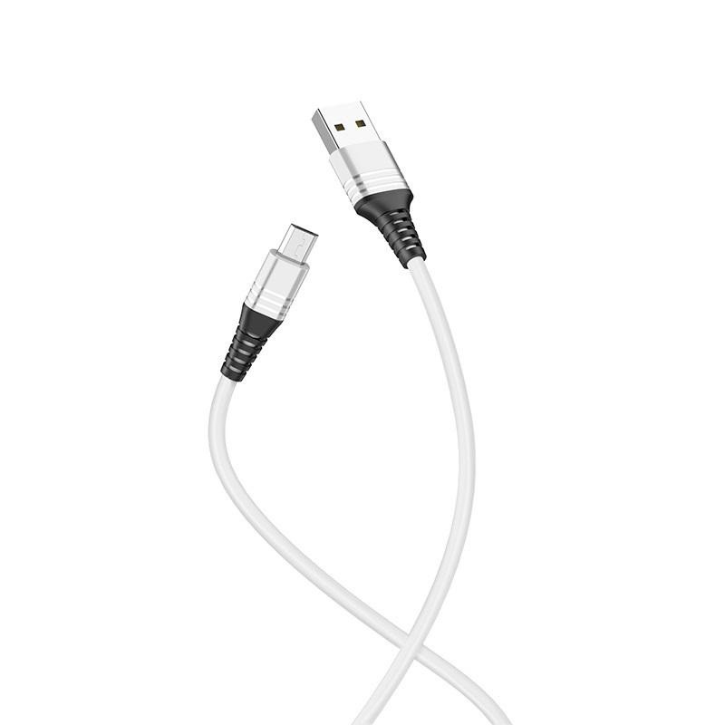 Cáp và truyền dữ liệu Hoco U46 Tricyclic cổng microUSB, QC3.0, điện áp 2A max, dài 1M