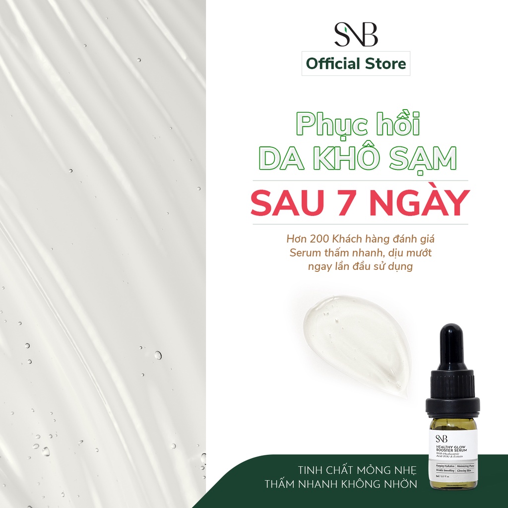 Tinh Chất Phục Hồi Sáng Da HEALTHY GLOW BOOSTER SERUM SNB 5ml - Phục Hồi Màng Bảo Vệ Cho Da, Giúp Da Khoẻ Mạnh