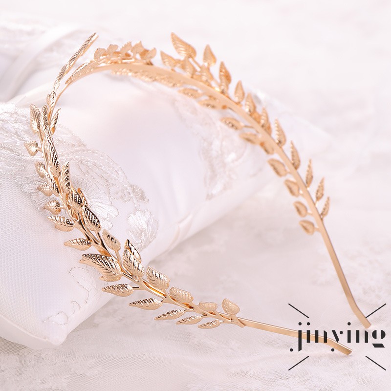 GETNOIVAS Cài tóc hình chiếc lá đính đá thanh lịch dành cho nữ