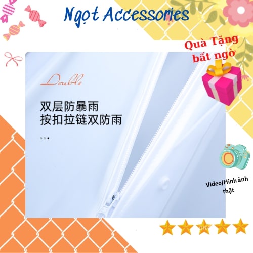 Áo Mưa Măng Tô Nam Nữ Cao Cấp Có Kính Chắn Nước Che Măt Trong Suốt  Ngọt Accessories Thời Trang Chống Thấm Nước