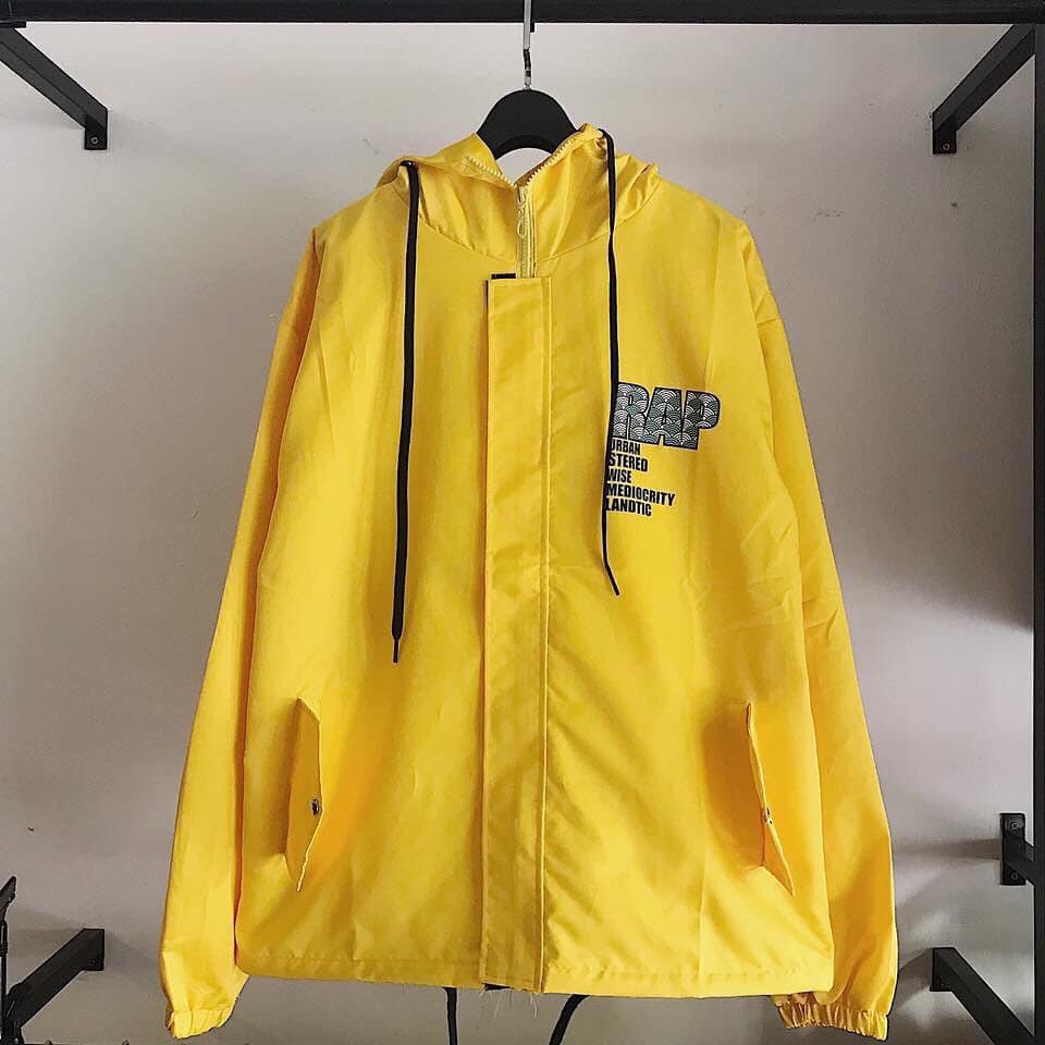 ÁO KHOÁC DÙ FORM RỘNG RAP VÀNG - GIN STORE