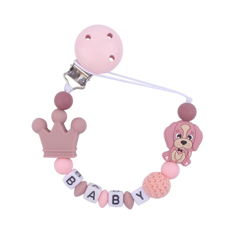 Bộ Đồ Chơi Ngậm Nướu Bằng Silicone Đính Hạt Dành Cho Trẻ Em