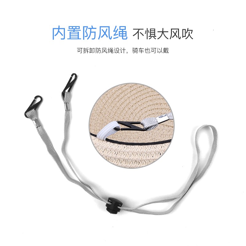 Mũ cói rộng vành chống nắng phong cách Hàn Quốc thời trang đi biển / du lịch dễ phối đồ cho nữ
