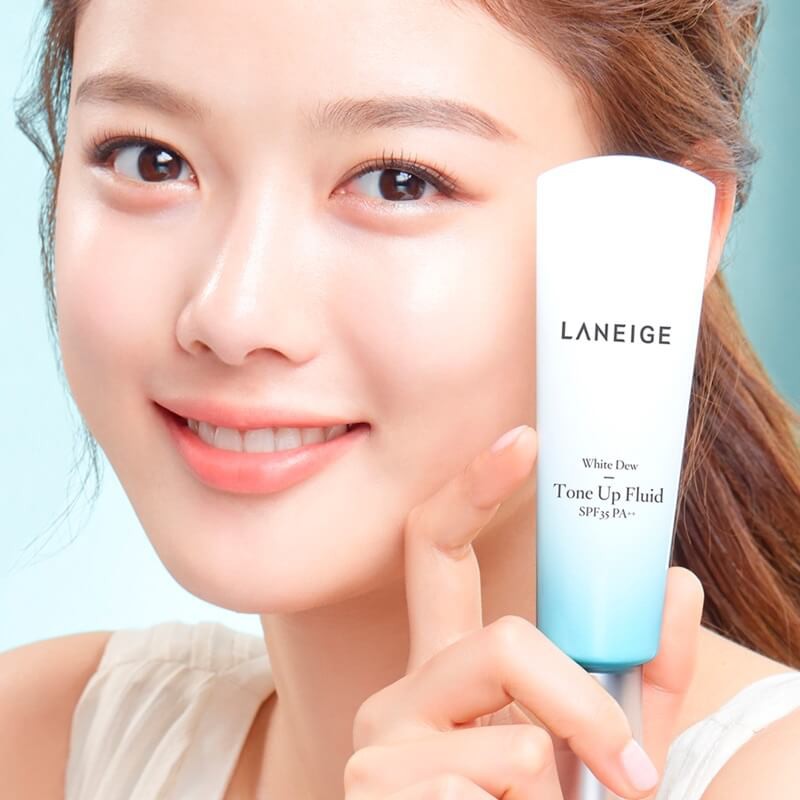 Kem Dưỡng Nâng Tone Laneige White Dew Tone-Up Fluid