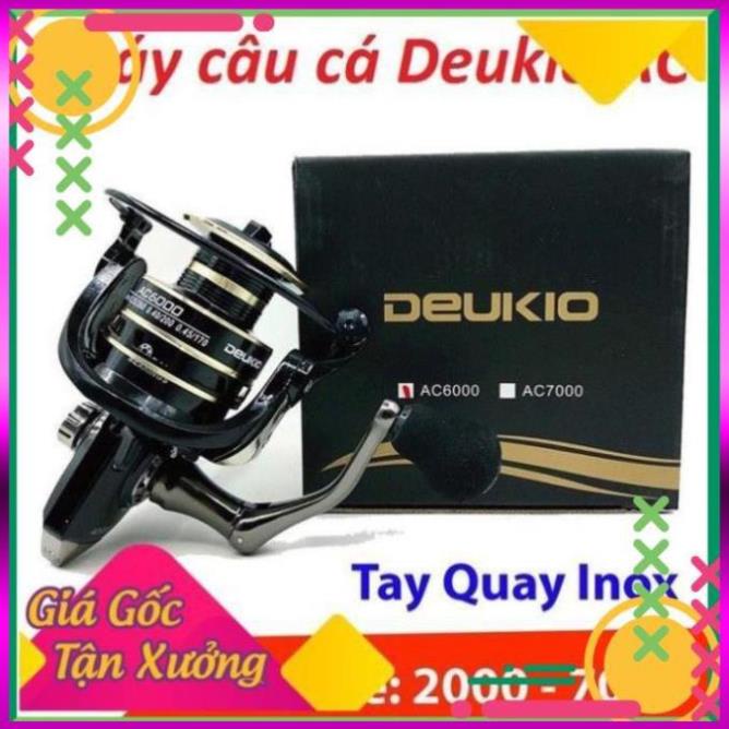 ⭐  Máy Câu Cá DEUKIO AC Từ 2000-7000 ( TẶNG CƯỚC 100M CACBON NHẬT BẢN )