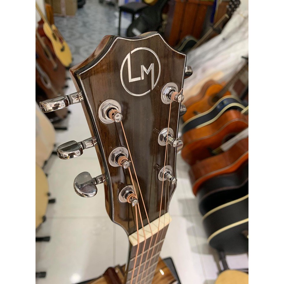 Guitar Acoustic Full gỗ điệp vát hông Việt Nam Gỗ thịt 100%