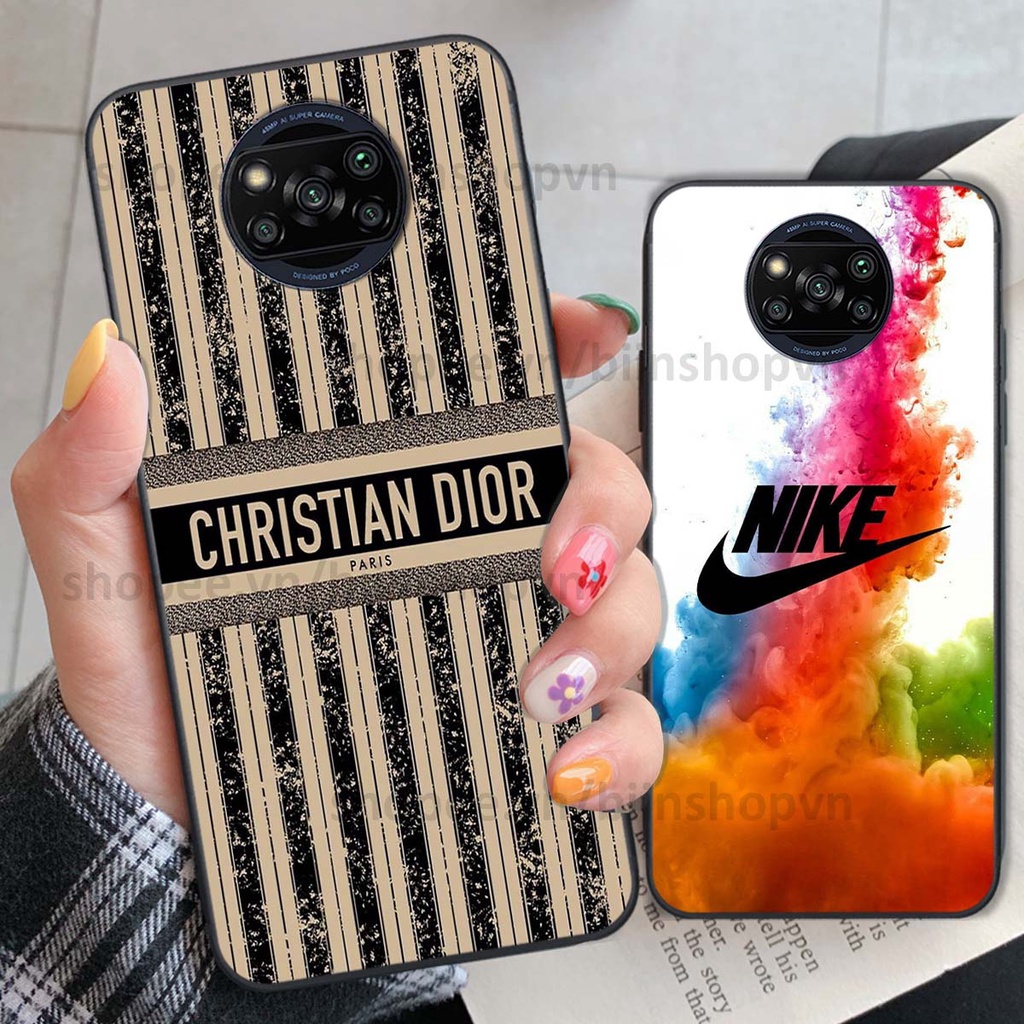 Ốp Xiaomi Poco X3 / Poco X3 Pro in hình thương hiệu nhiều màu sắc thể thao cá tính thời trang