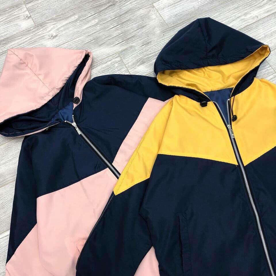 ẢNH THẬT ÁO KHOÁC GIÓ DÙ NỮ PHỐI MẦU MỚI CỰC XINH | BigBuy360 - bigbuy360.vn