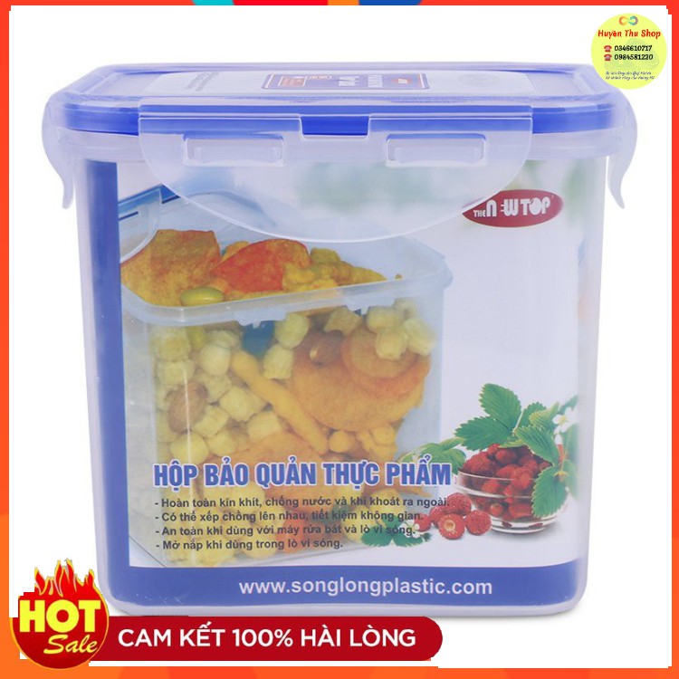 Hot!HỘP BẢO QUẢN THỰC PHẨM 4 KHOÁ 2505