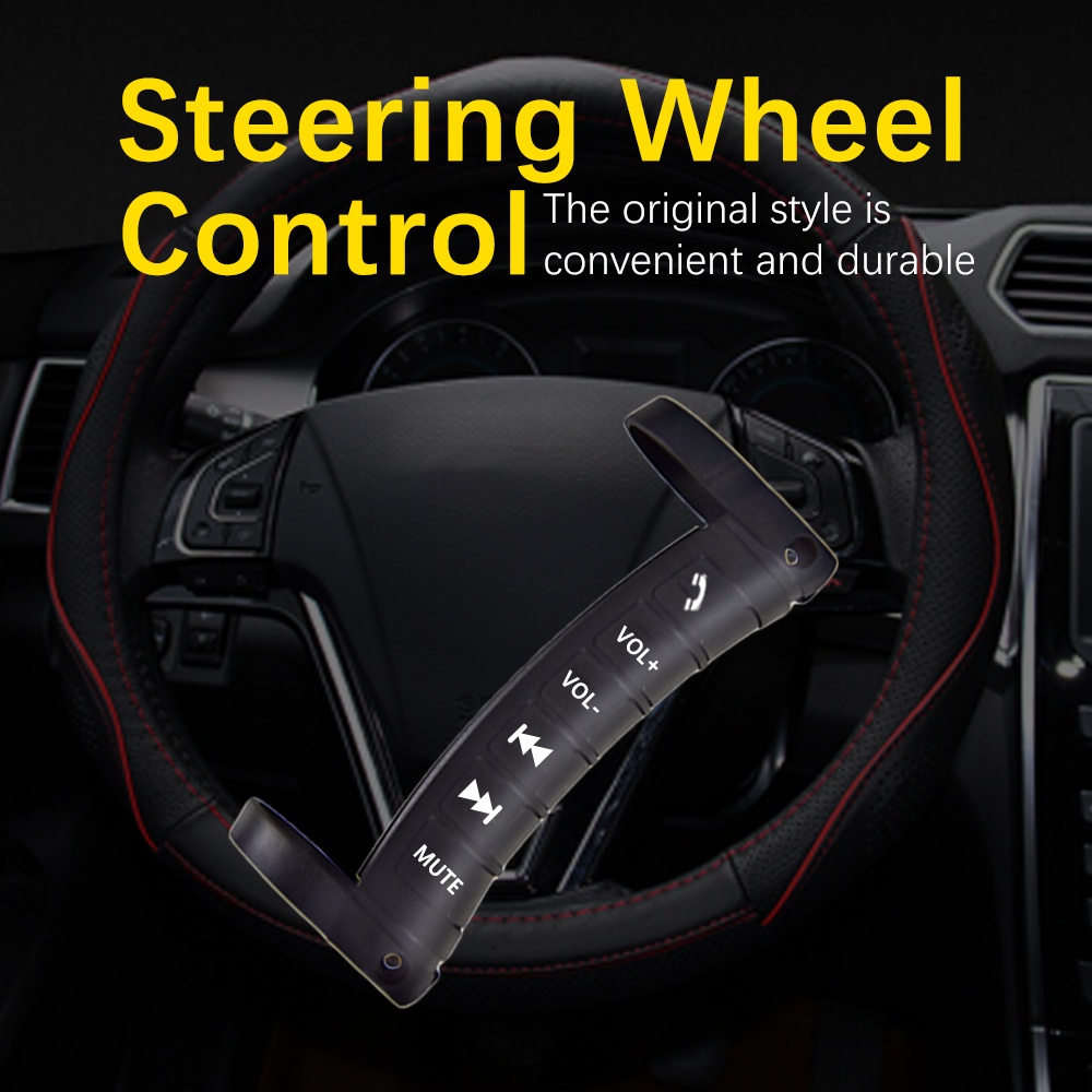 Nút Điều Khiển Vô Lăng Xe Hơi Không Dây Đa Năng Tiện Dụng