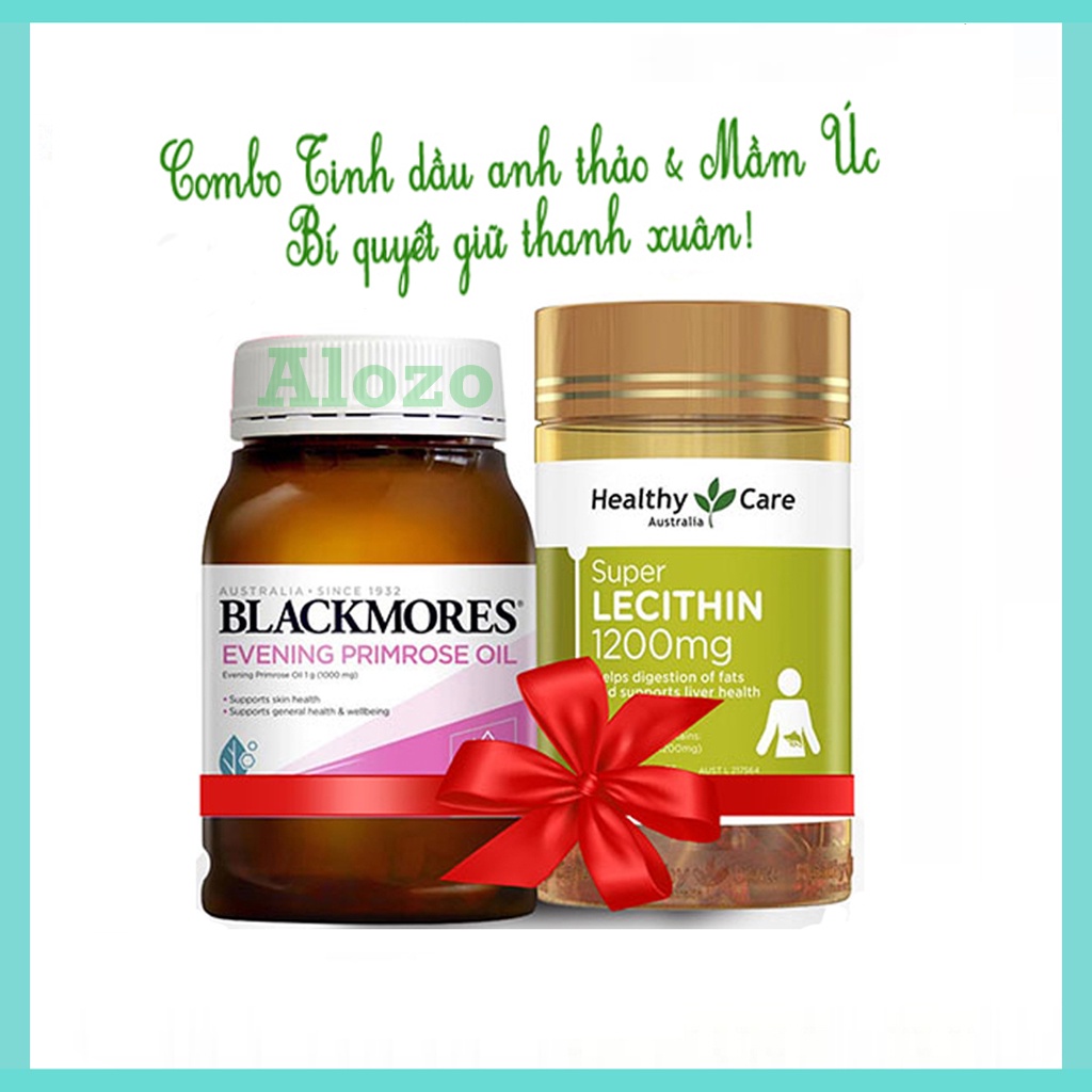 Tinh dầu anh thảo Evening Primrose Oil Blackmores 190 viên hỗ trợ đẹp da, Cải thiện sinh lý nữ