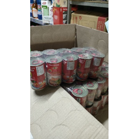 Cá hộp ba cô gái xốt và hương vị đậm đà hơn khối lượng tịnh 155g.