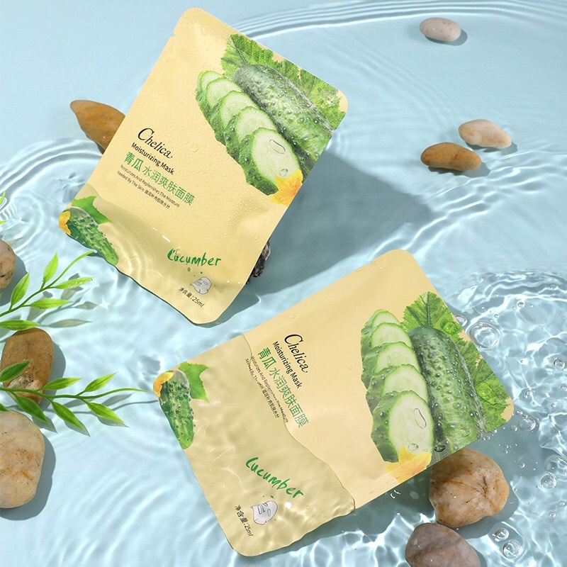 Combo 5 miếng Mặt nạ trái cây Chelica dưỡng da cấp ẩm chăm sóc da từ sâu bên trong