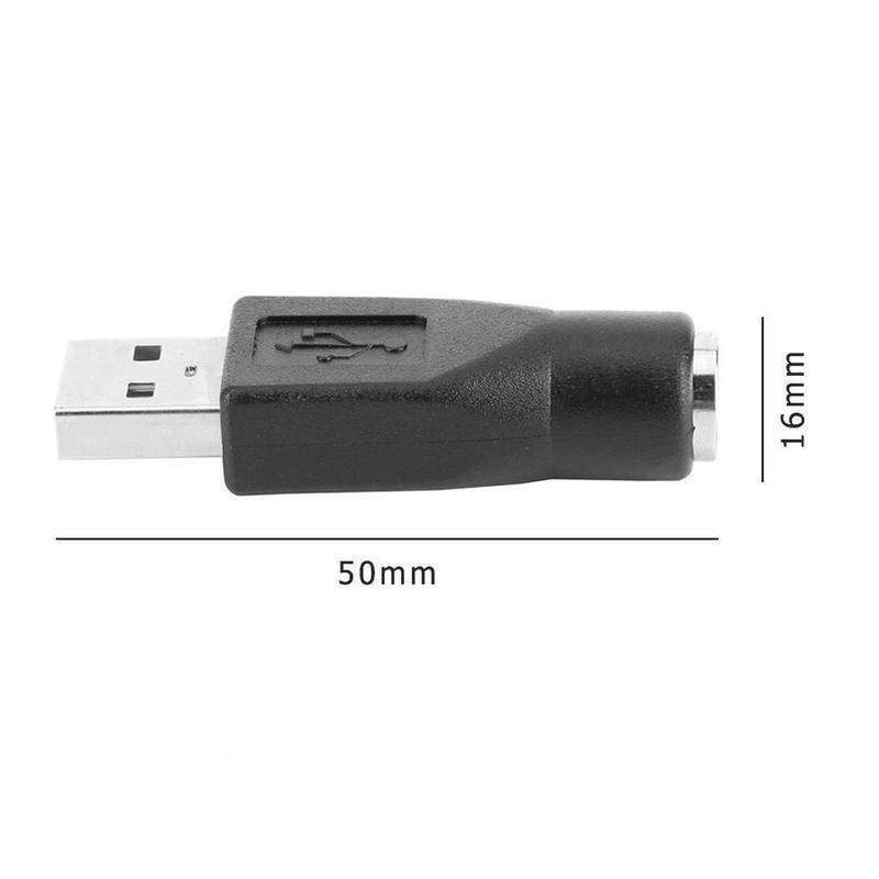 1 Đầu Chuyển Đổi Usb Sang Ps2 6 Pin Và Chuột Chất Lượng Cao Cho Bàn Phím I1s4