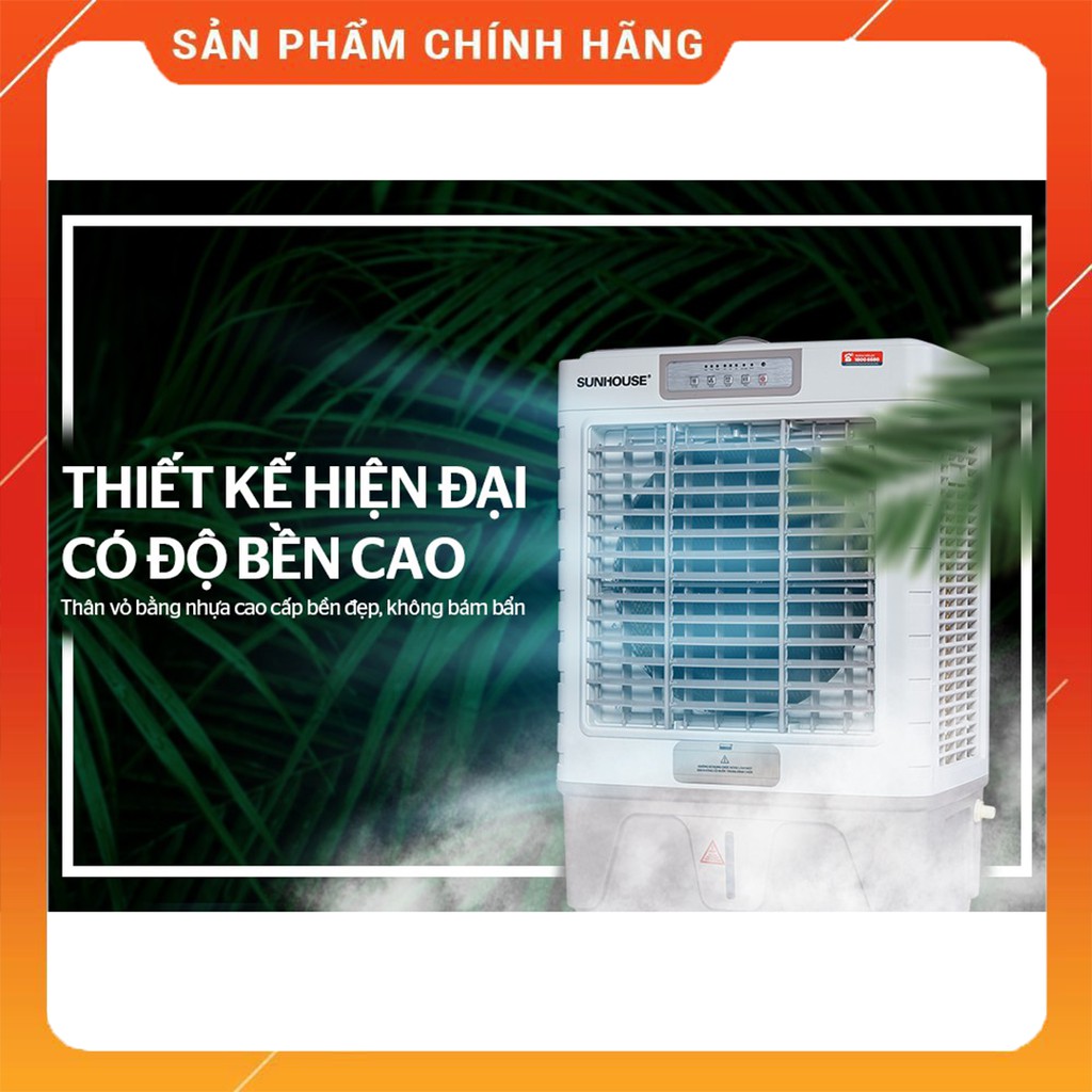 Quạt Điều Hòa, Máy Làm Mát Không Khí SUNHOUSE SHD7746, Thiết Kế Trang Nhã, Luồng Gió Cực Mạnh