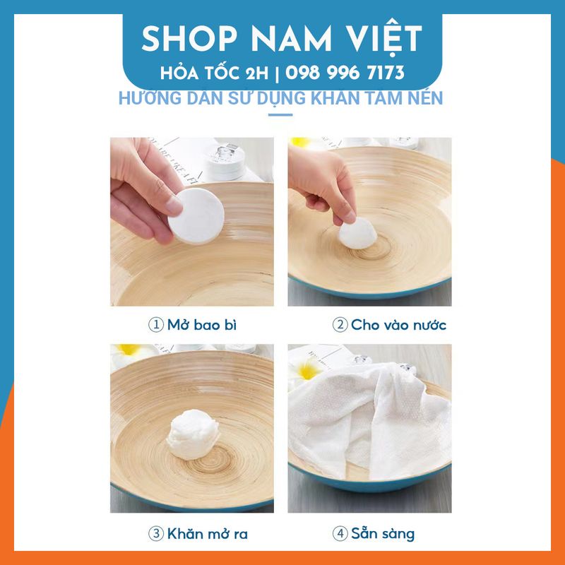 Khăn Tắm Nén Du Lịch 70 x 140cm Dạng Viên Nén Làm Từ Cotton Tự Nhiên, Sử Dụng Nhiều Lần