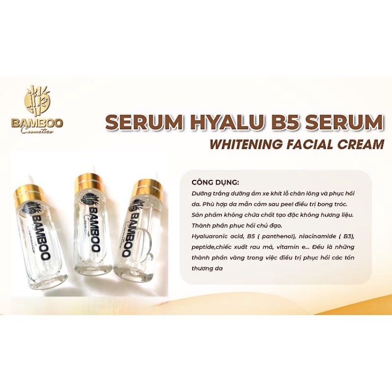 Serum phục hồi da Bamboo mini - Chai mini