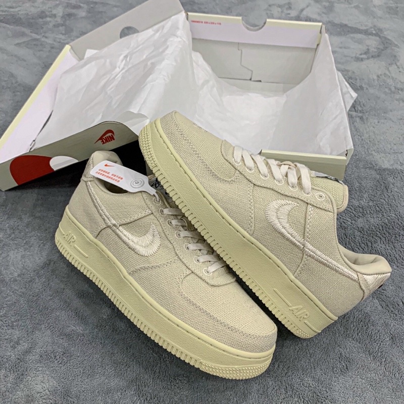 GIÀY AF1 VẢI LOW ST.USSY LAI AU [ FREESHIP + BOX ]