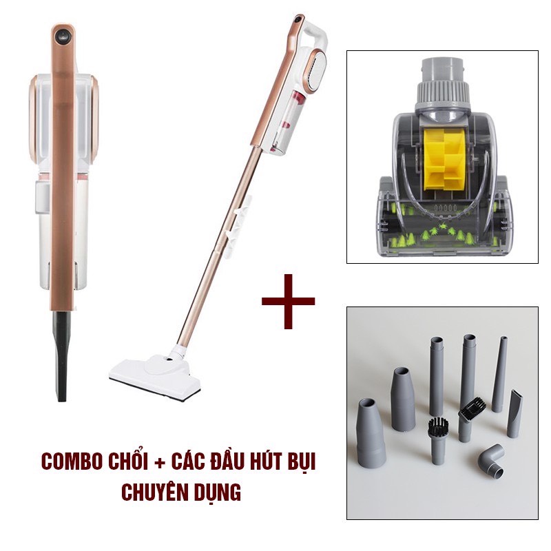 Máy Hút Bụi Cầm Tay Combo Cát Á Thế Hệ Mới - 10 trong 1, hút bụi đa năng, loại bỏ mọi bụi bẩn trong ngôi nhà của bạn