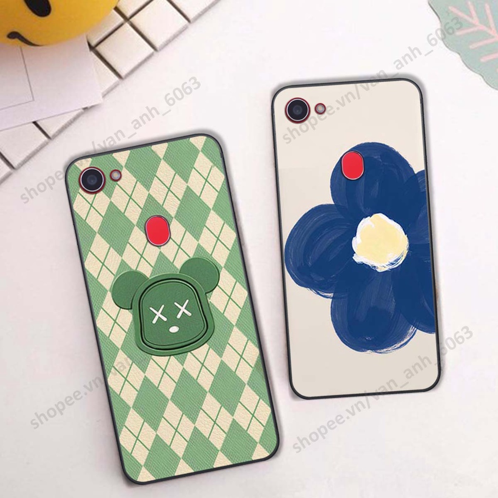 Ốp lưng Oppo F5 / F5 Youth / F7 in hình hoa, gấu rich bear nghệ thuật, thời trang
