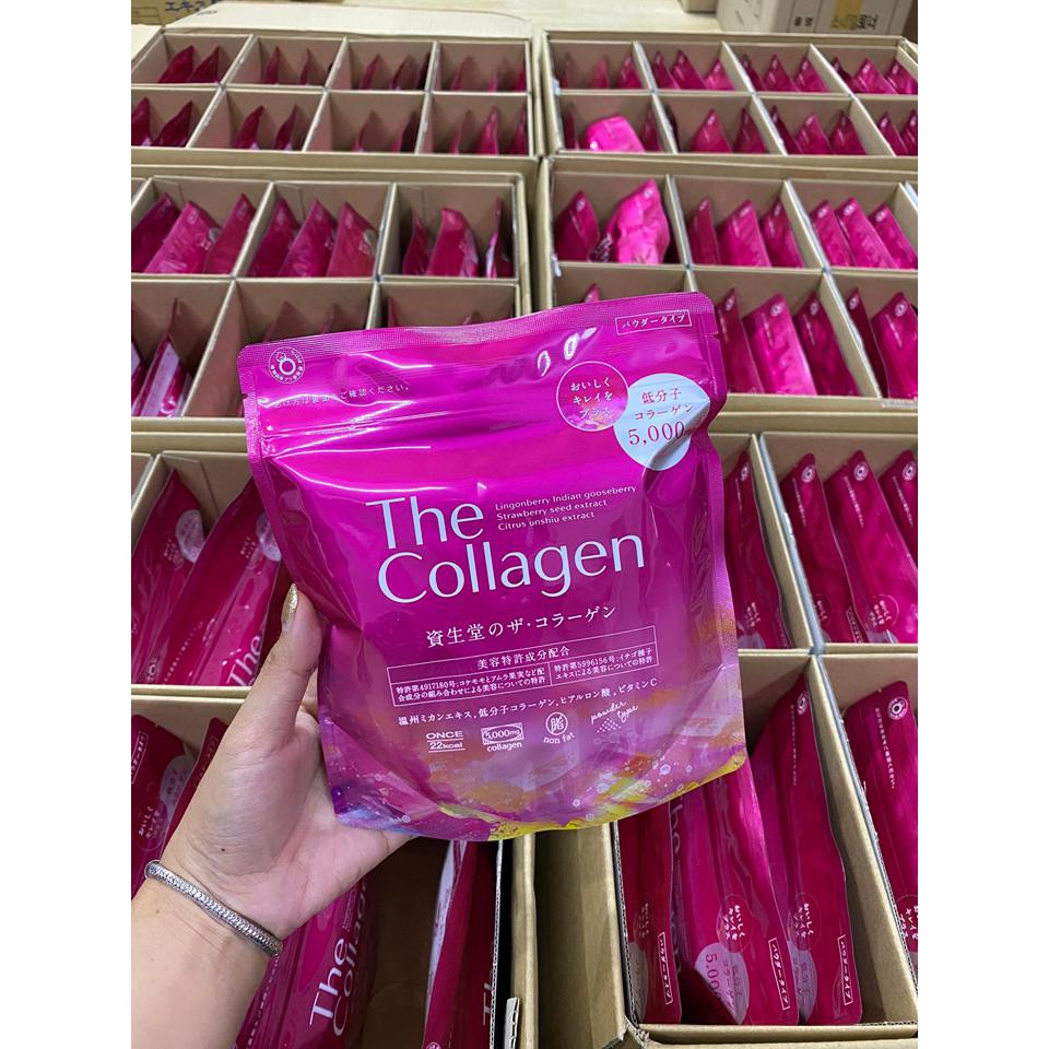 Collagen dạng bột Shiseido Nhật bản túi126g