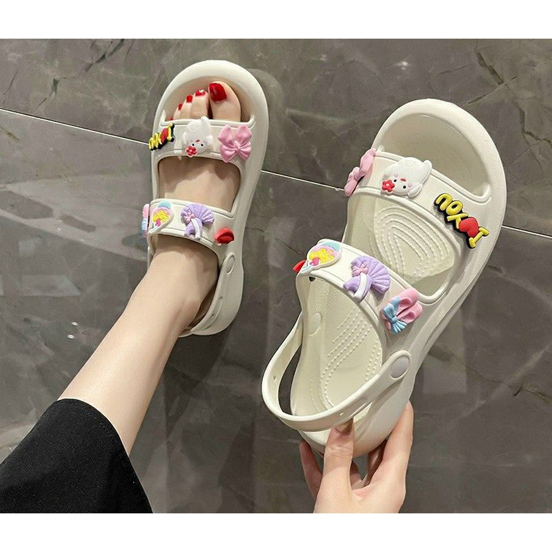 Sandal Nữ Đính Nơ Sang Chảnh