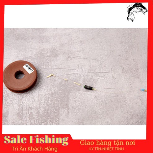Trục thẻo buộc sẵn tàng hình câu cá dùng cho câu đơn câu đài màu nâu giá rẻ