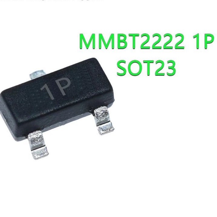 Gói 5 2N222A 2N2222 1P SOT-23 MMBT222A SMD MMBT2222 SOT23-3 Transistor Mới