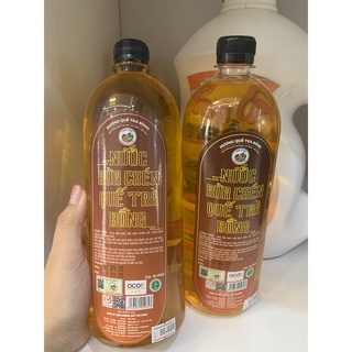 Nước Rửa Chén Quế Trà Bồng 1000ml (ảnh thật, tặng vòi nhấn tiện lợi)