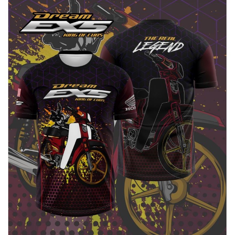 Huyền Thoại EX5 Thăng Hoa Áo Phông | Tay Ngắn | Colar | Áo Thun 3D Dài Tay Size S-5XL
