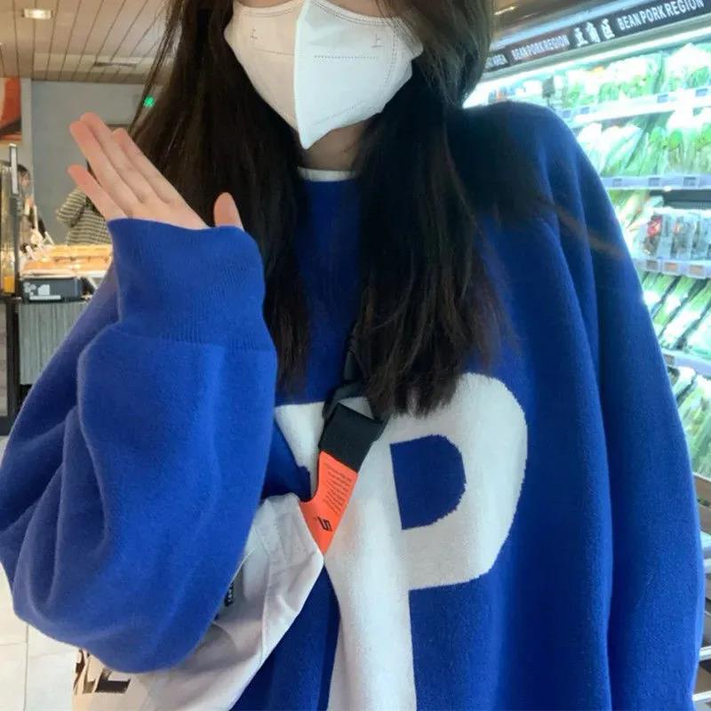 NRVP Áo khoác hoodie tay dài oversize phong cách Hàn Quốc mới 2021