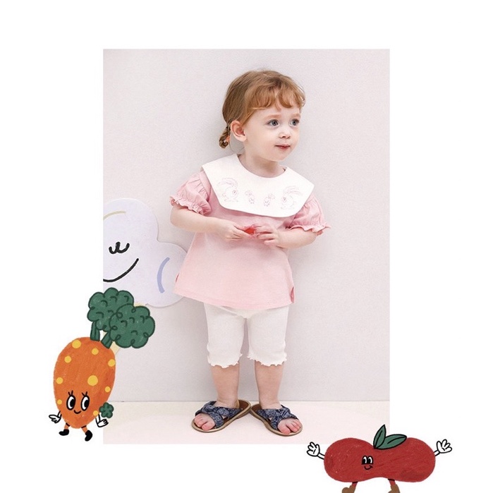 Set MilkMile VN xuất Hàn dư xịn cho bé gái