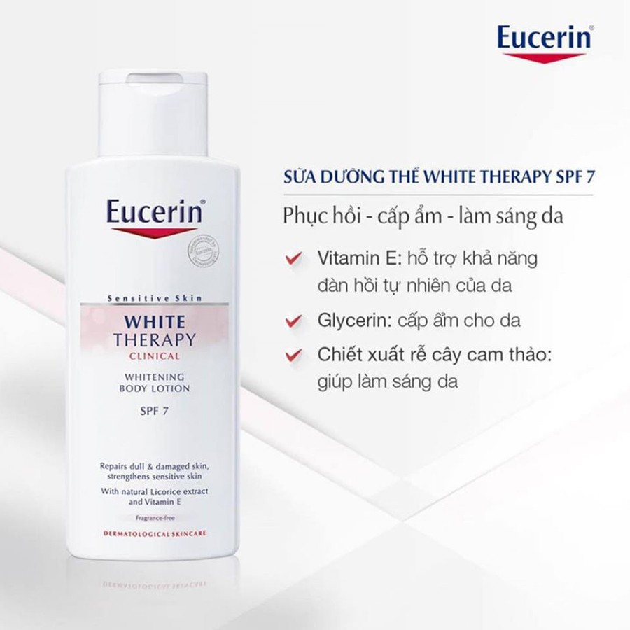 Sữa Dưỡng Thể Trắng Da Eucerin Ultra White Spotless Body Lotion Spf 7