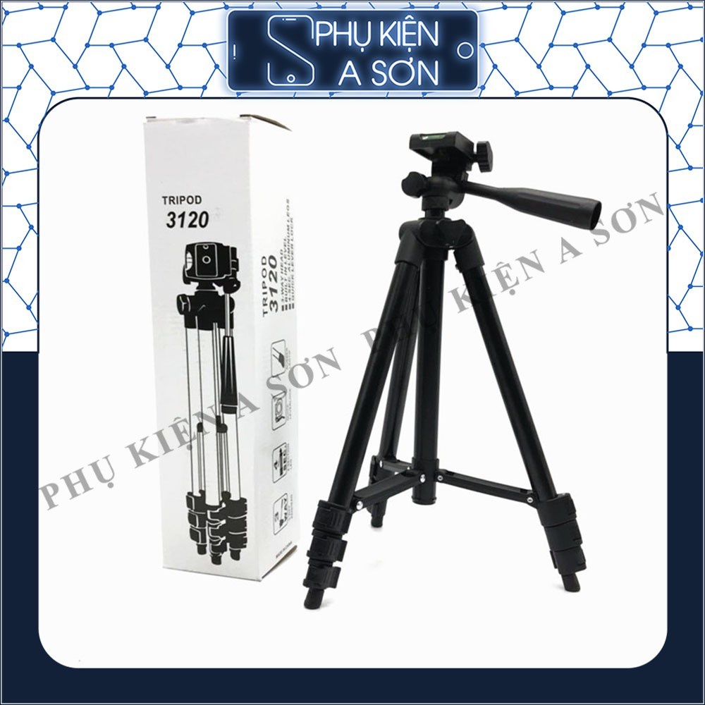 Giá đỡ 3 chân máy chụp ảnh Tripod TF-3120 + Miếng kẹp điện thoại