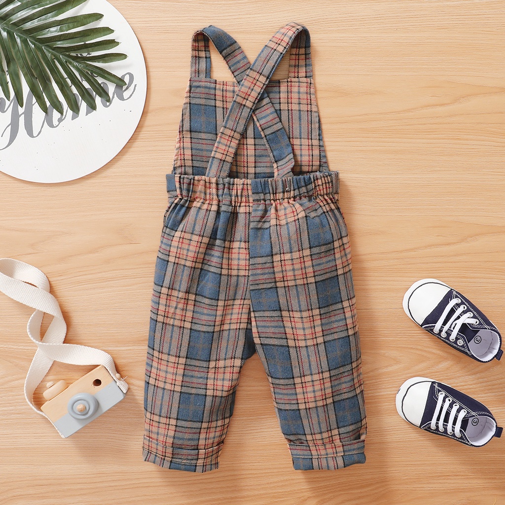 Áo liền quần MIKRDOO kẻ sọc ca rô không tay thời trang mùa hè cho bé