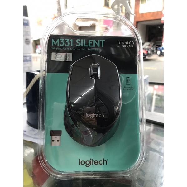 Chuột không dây Logitech M331 SILENT chính hãng