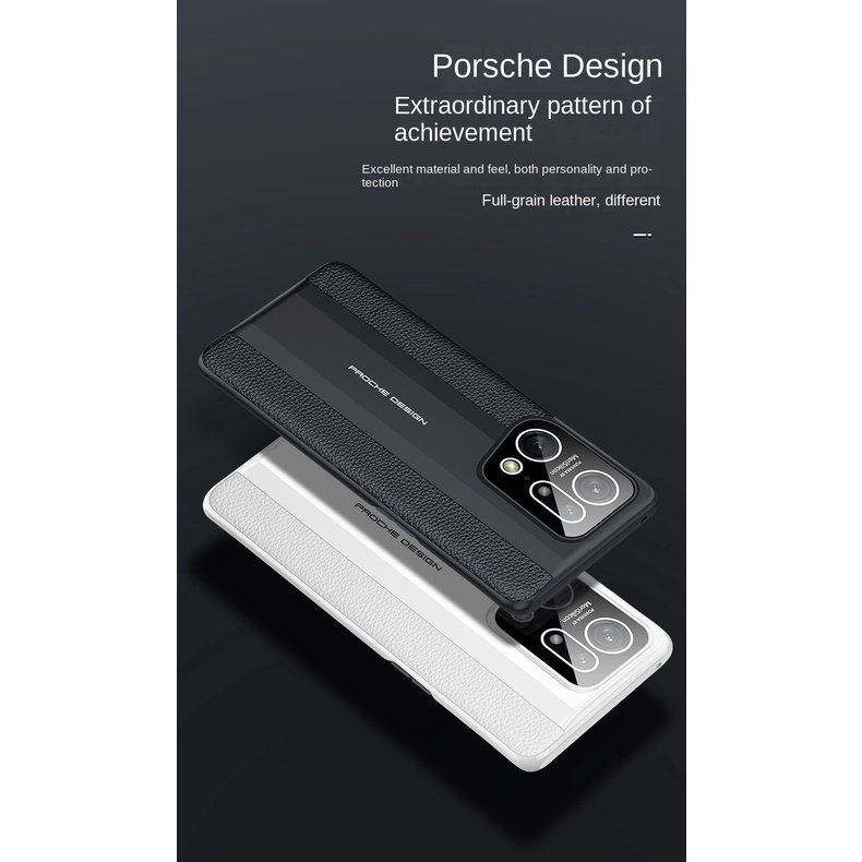 Ốp Điện Thoại Da Thật Chống Sốc / Dấu Vân Tay Cho OPPO Find X5 Pro