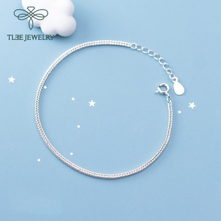 Lắc tay bạc nữ TLEE mắt kết cá tính basic TLEE JEWELRY LT0104