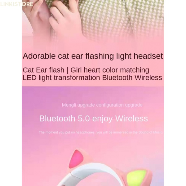 tai nghe không dây Hình Tai Mèo Đáng Yêu | BigBuy360 - bigbuy360.vn