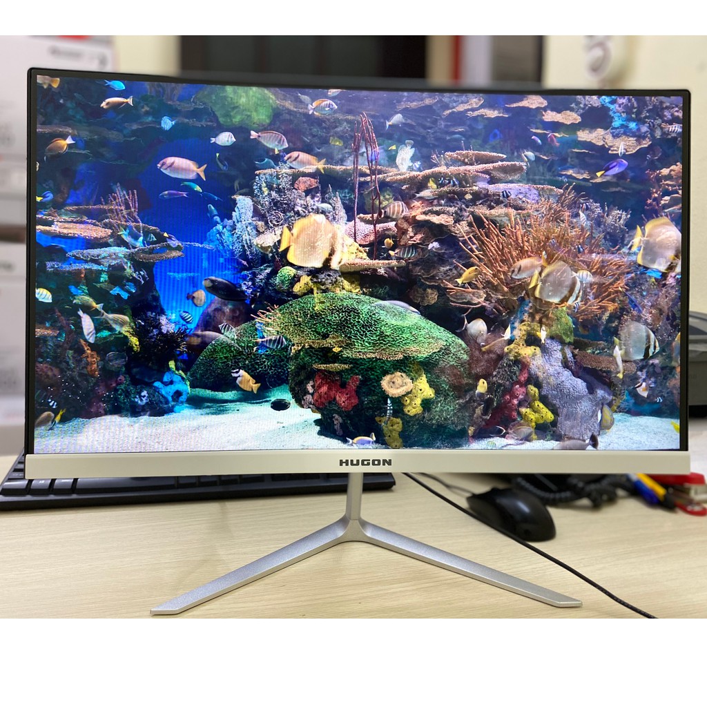 Màn Hình Cong Full Viền 24inch 75Hz HUGON QS240 - New 2020 | BigBuy360 - bigbuy360.vn