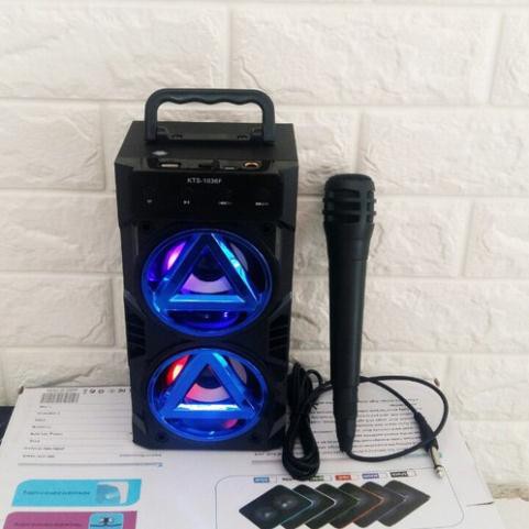 Loa Kẹo Kéo Karaoke Bluetooth Mini KTS1036 - Tiện lợi