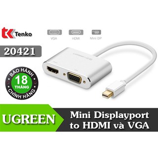 Cáp chuyển đổi Mini Displayport sang HDMI và VGA Ugreen 20421