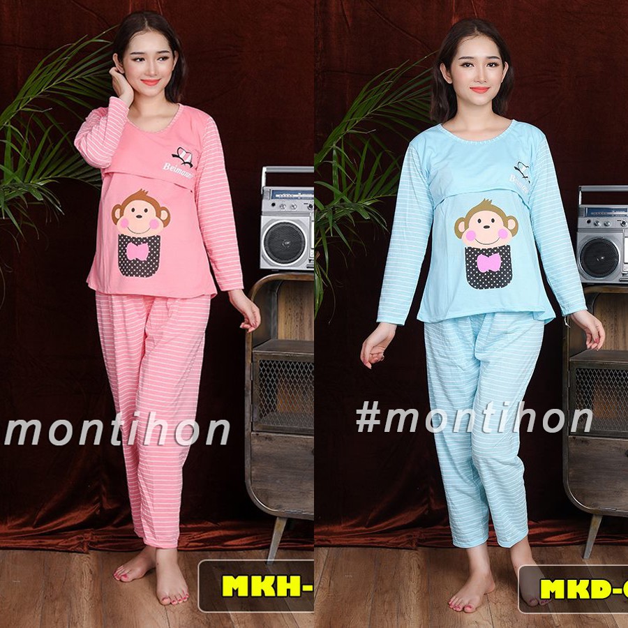 Combo 2 bộ mặc nhà Sau sinh (Hàng Việt Nam)