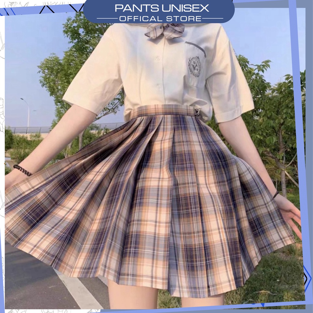⚡ Chân Váy Caro Xếp Ly Dáng Xòe Ulzzang  Pantsunisex✨