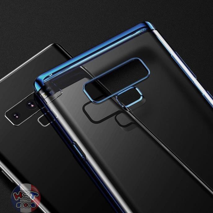 Ốp lưng dẻo trong suốt viền màu Likgus Shining Samsung Note 9 / Note 8