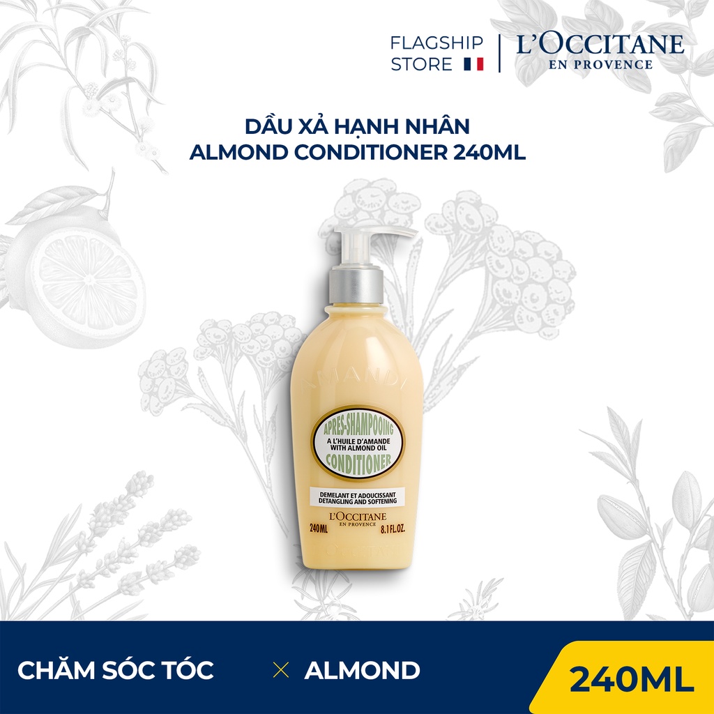 Dầu Xả Hạnh Nhân L'Occitane Almond Conditioner 240ml