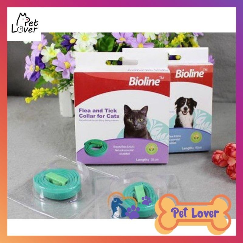 [FREESHIP] Vòng cổ trị ve rận, bọ chét cho mèo Bioline, tác dụng trong 4 tháng, dễ dàng sử dụng - Petlover