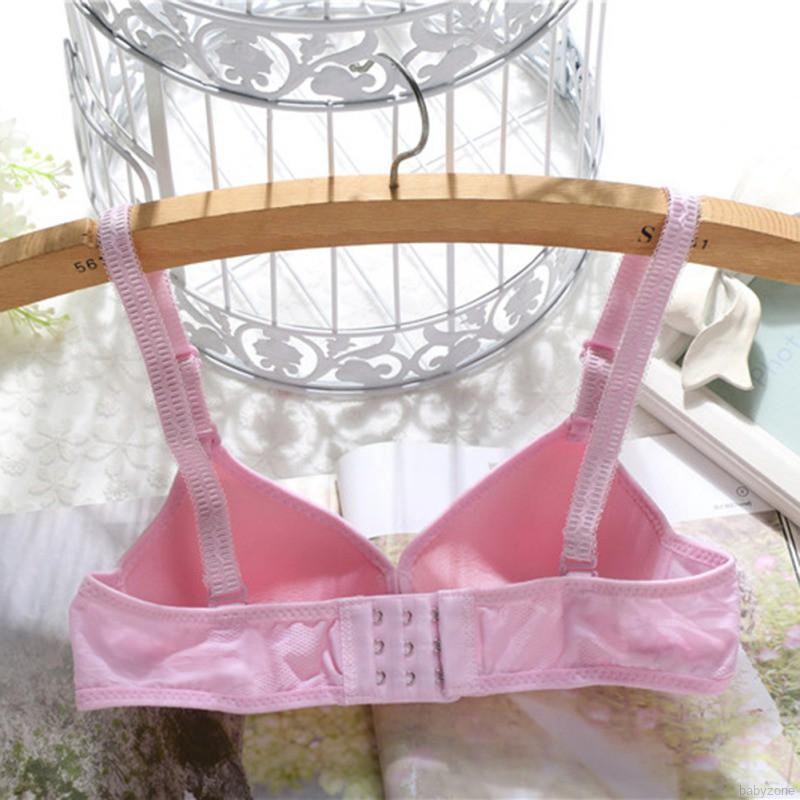 Young Girls Training Bras Underwear Cotton Breathable Cute Bow Bra