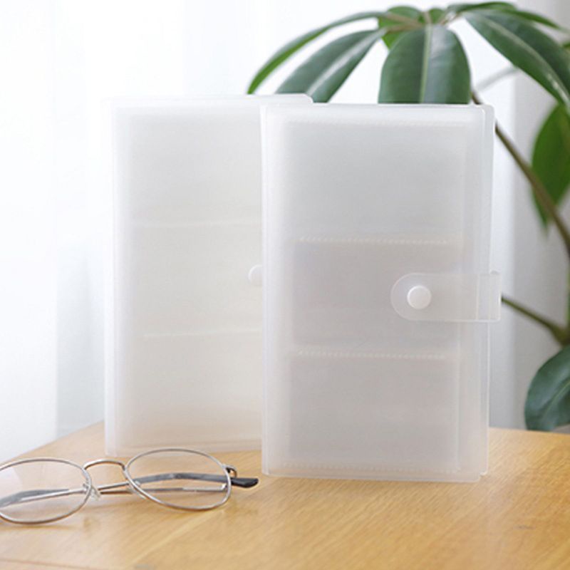 Hộp Nhựa PP Trong Suốt 240 Ngăn Đựng Danh Thiếp Tiện Dụng